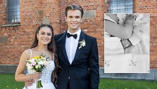 Rafal Narkevič ir Melisa Valinovič su dukra