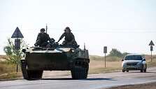 Rusijos kariai netoli Ukrainos sienos