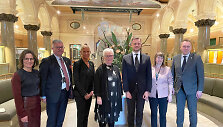 Ministras G.Landsbergis su &Scaron;vedijos parlamento atstovais