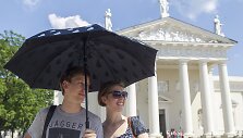 Gegužės kar&scaron;tis Vilniaus gatvėse