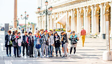Turistai Venecijoje