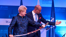 Daliai Grybauskaitei įteiktas Laisvės riterio apdovanojimas