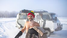 &bdquo;The Coldest Ride&ldquo;: &scaron;alčio pojūčiams užtvirtinti &ndash; krosas ir maudynės -45 laipsnių &scaron;altyje