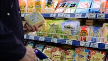 Lietuvi&scaron;ki pieno produktai Rusijos parduotuvėje