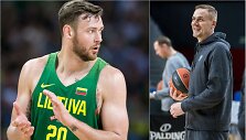 Donatas Motiejūnas ir Robertas Javtokas