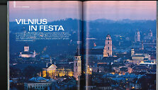 Prestižinis Italijoje turizmo leidinys  &bdquo;Bell'Europa&ldquo; gruodžio mėnesio numeryje  net 10 leidinio puslapių skyrė kalėdinei Vilniaus atmosferai apra&scaron;yti.