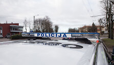 Kelių policijos reidas Tvirtovės alėjoje
