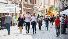 Vilniečiai džiaugiasi vasari&scaron;ka &scaron;iluma