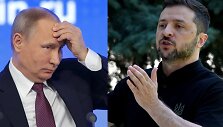 Vladimiras Putinas ir Volodymyras Zelenskis