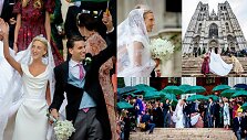 Belgijos princesės Marios Lauros ir bankininko Williamo Isvy vestuvės
