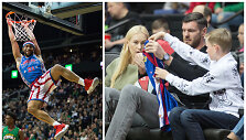  &bdquo;The Original Harlem Globetrotters&ldquo; &scaron;ou apsilankė ir Darju&scaron;as Lavrinovičius su &scaron;eima
