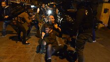 Protestuotojai Italijoje