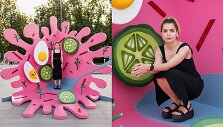 Jolita Vaitkutė sukūrė &scaron;altibar&scaron;čių instaliaciją
