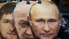 Ramzanas Kadyrovas, Jevgenijus Prigožinas, Vladimiras Putinas