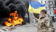 &bdquo;Aydar&ldquo; bataliono karių protestas Kijeve