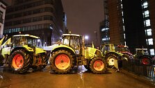 Ūkininkų protestas Briuselyje 