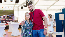 Jonas Valančiūnas ir Eglė Valančiūnienė