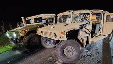 Lenkijoje susidūrė autobusas ir &bdquo;Humvee&ldquo; karinis konvojus