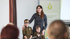 Indrė Kavaliauskienė su sūnumis