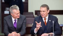 Gitanas Nausėda ir Arvydas Juozaitis