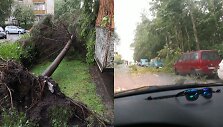 Kaune praūžė stipri liūtis