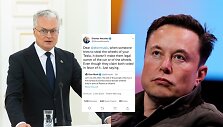 Gitanas Nausėda, jo įra&scaron;as &bdquo;Twitter&ldquo; paskyroje ir Elonas Muskas