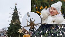 Kauno Rotu&scaron;ės aik&scaron;tėje ry&scaron;kėja Kalėdų eglės kontūrai, kyla Kalėdų miestelis