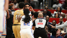 Konfliktas &bdquo;Thunder&ldquo; ir &bdquo;Wizards&ldquo; rungtynėse