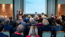 LSDP Vilniaus miesto skyriaus konferencijos akimirka