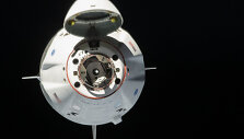 &bdquo;SpaceX Crew Dragon&ldquo; kosminė kapsulė artėja prie Tarptautinės kosminės stoties