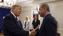 Donaldas Trumpas ir Recepas Tayyipas Erdoganas 