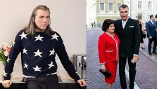 Juozas Statkevičius su mama Vanda