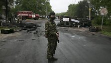 Ginkluotas prorusi&scaron;kas separatistas Slovjanske
