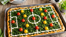 Futbolo aik&scaron;tės pica 