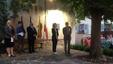 Renginyje kalba ambasadorius V.Leskevicius 