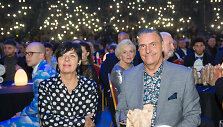 Algirdas Kau&scaron;pėdas su žmona Vilija
