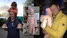 Danielius Bunkus su dukra Nicole