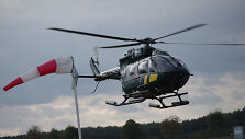 Skrydį atlikęs VSAT Aviacijos valdybos sraigtasparnis &bdquo;Eurocopter EC 145&ldquo;