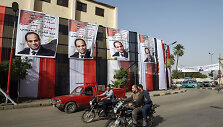 Abdelio Fattaho al Sisi rinkiminiai plakatai