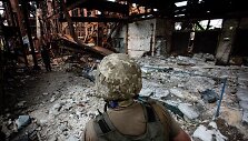 Ukrainiečių kari&scaron;kių prie&scaron;akinė pozicija "Butovka"  &scaron;alia Donecko