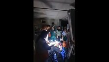 Operacija Gazos ligoninėje be elektros