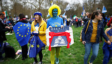 Londone &ndash; masinė demonstracija prie&scaron; &bdquo;Brexit&ldquo;