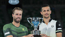 Vyrų dvejetų čempionais tapo Mate Pavičius ir Oliveris Marachas 