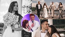 Ramintos Rimi&scaron;kytės ir Dovydo Tarailos vestuvės; Andrius Rimi&scaron;kis su sese jaunystėje