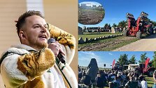 Mantas Bartu&scaron;evičius ir kadrai i&scaron; &bdquo;Komandiruotės&ldquo; renginio Kėdainių ranjone