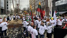 Pasiruo&scaron;imas Lietuvos ūkininkų protesto akcijai Briuselyje