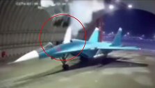 Internete skelbiami vaizdai su neplanuotu pilotų katapultavimu i&scaron; naikintuvo-bombone&scaron;io Su-34