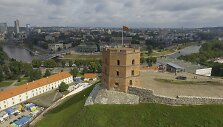 Gedimino kalnas po dar vienos liūties
