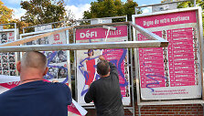 Rinkimų plakatai Belgijoje