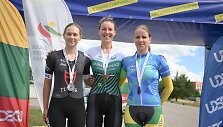 Skaistė Mika&scaron;auskaitė, Olivija Balei&scaron;ytė ir Eglė Dubauskaitė.